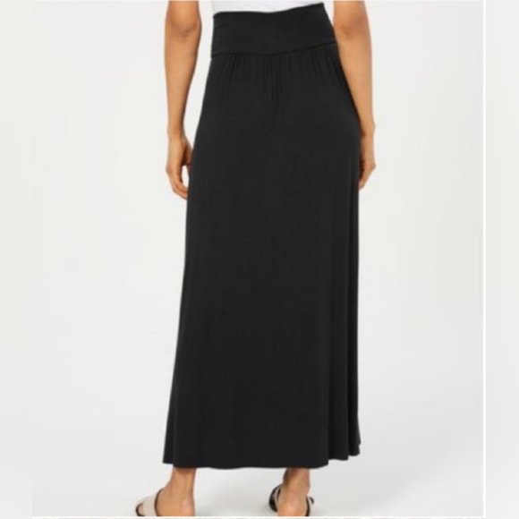 Style & Co Black Long Skirt Petite Small - Picture 2 of 7
